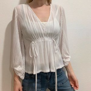 White Peasant Blouse